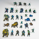 Flat Plastic Miniatures - various editions 