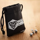 D20 earrings 925 silver