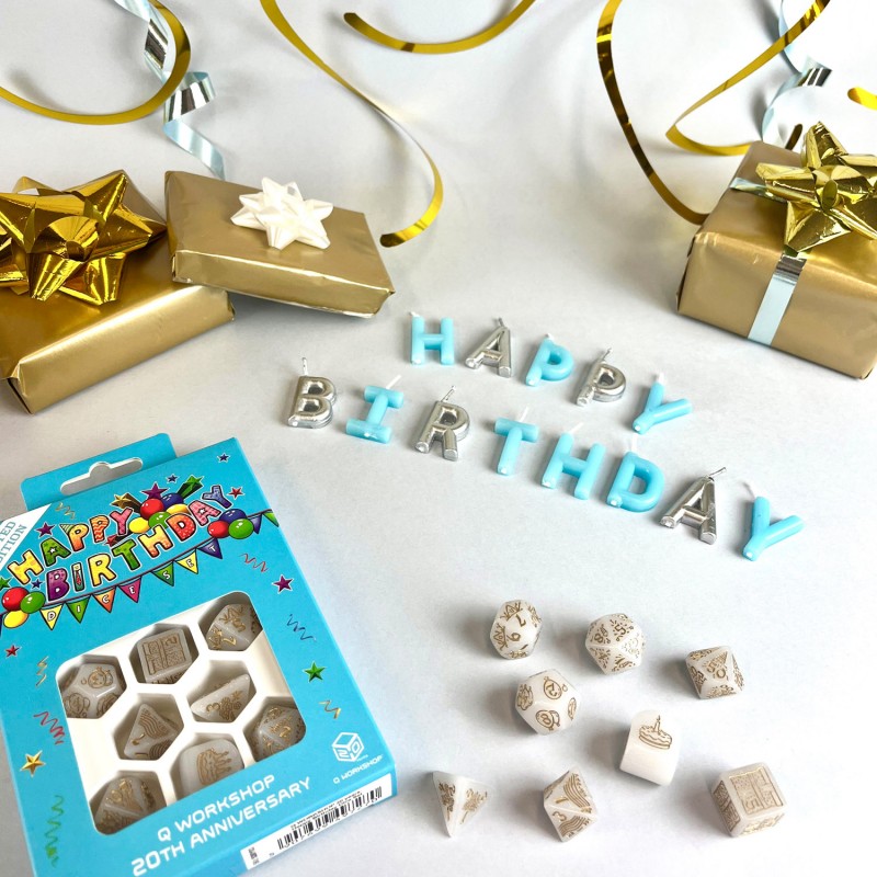 Happy Birthday Dice Set