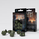 Runic Dice Set - Black & glow-in-the-dark
