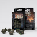 Runic Dice Set Bottle-Green & Gold 