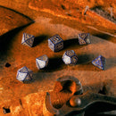 Runic Dice Set: Mixed-Blue & Gold