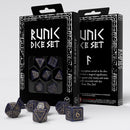 Runic Dice Set: Mixed-Blue & Gold