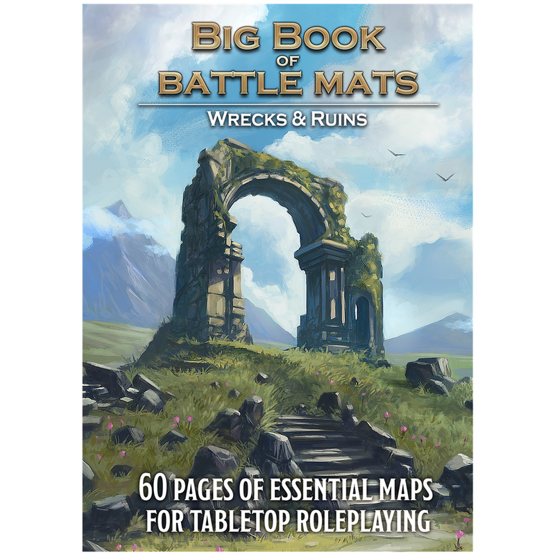 Big Book of Battle Mats Wrecks & Ruins