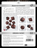 Game of Thrones dice sets 