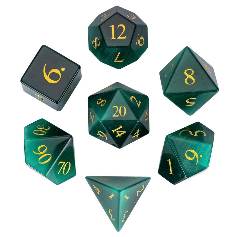 Cat's eye dark green 