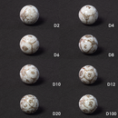 Orbidice Royal Nox – White & Gold Edition (Kugelwürfel-Set)