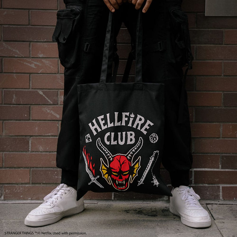 Stranger Things – Hellfire Club Tragetasche (Black)