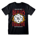 D&D T-Shirt Rolling Dice Builds Character