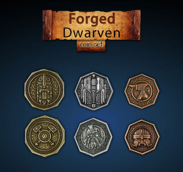 Forged Dwarven Coin Set (24 pieces)