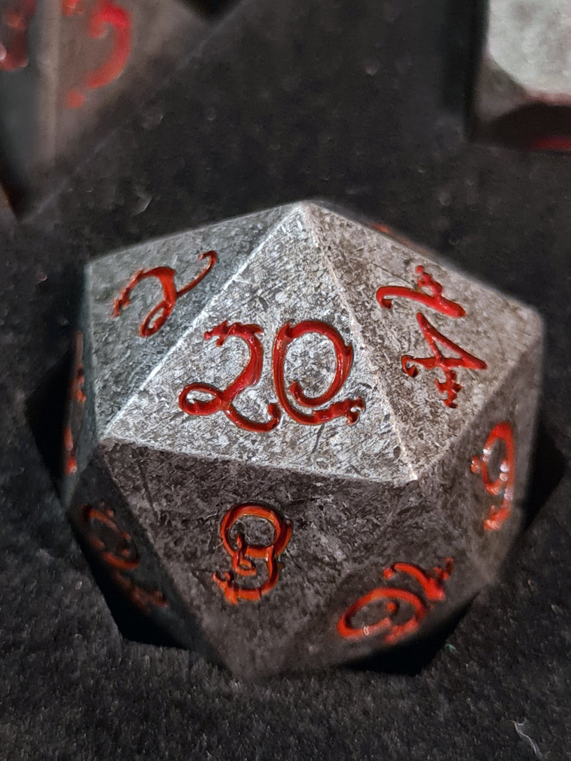 Dragon cube stone look red