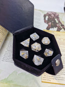 Glass cube Critcrack crystal white