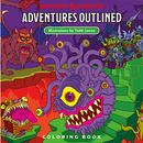 D&D Adventrures Outlined Coloring Book - EN