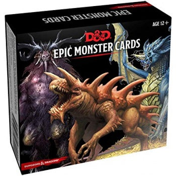 D&D Monster Cards - Epic Monsters (77 Cards) - EN
