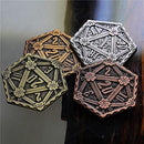 D20 Coin - World Of Dice - Der Online Shop für Pen and Paper Würfel und Zubehör