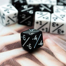 Counter Dice Positive / Negative (Set of 5)