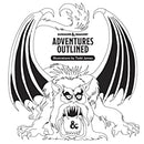 D&D Adventrures Outlined Coloring Book - EN