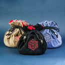 XXL-Würfelbeutel mit 7-Fächern aus Plüsch