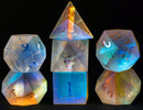 Glass cube Frosted Lightning Prism