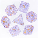 Glass cube Critcrack lilac