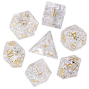 Glass cube Critcrack crystal white