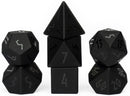 Obsidian stone cube Runic