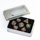 Wooden cube red & black