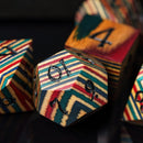 Holzwürfel Rainbow black