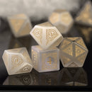 Cat eye white ornament