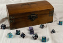 Wooden chest for up to 75 Dice