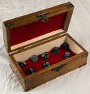 Wooden chest for up to 75 Dice