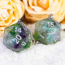 D20 / D6 earrings different colors and shapes