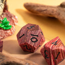 Wooden cube red & black