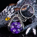 Keychain D20 Claw