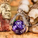 Keychain D20 Claw