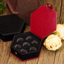 Kunstleder-Etui weinrot