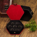 Kunstleder-Etui weinrot