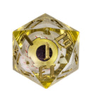 Eyeball liquid cube yellow