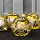 Eyeball liquid cube yellow