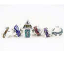 Lavastream white & multicolored