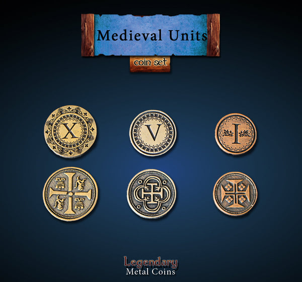Medieval Units Coin Set (30 Stück)