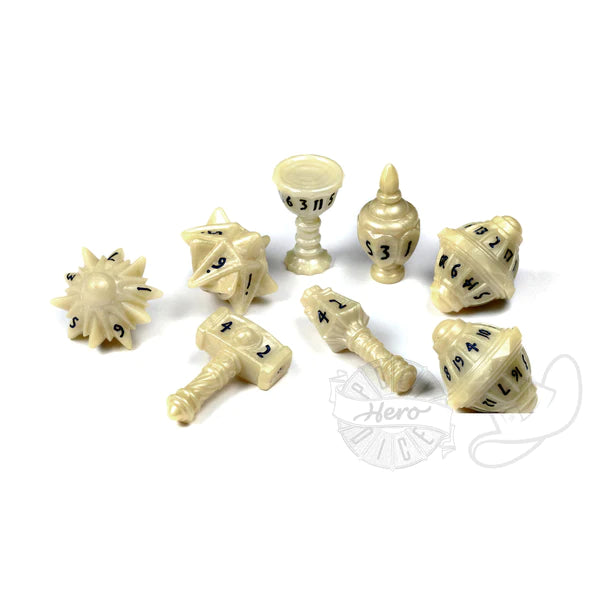 Polyhero Cleric Set (8 pieces) Ivory