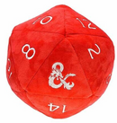D&D - D20 XXL Plush Dice red