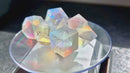 Glass cube Frosted Lightning Prism