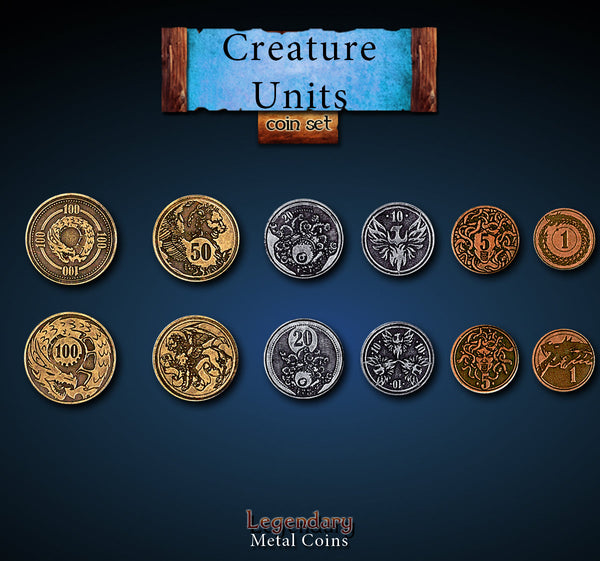 Creature Unit Coin Set (30 Stück)