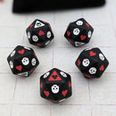Death Saving Throw Dice (5 Dice + bag)