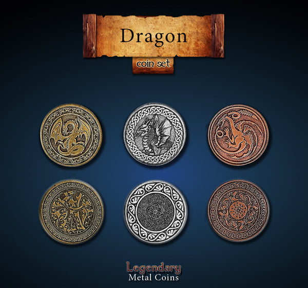 Dragon Coin Set (24 Stück)