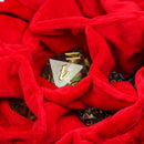 XXL-Würfelbeutel mit 7-Fächern aus Plüsch