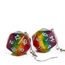 D20 / D6 earrings different colors and shapes