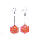 D20 / D6 earrings different colors and shapes